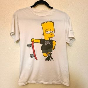 Neff x Simpsons Mens Funny Graphic Tee Shirt